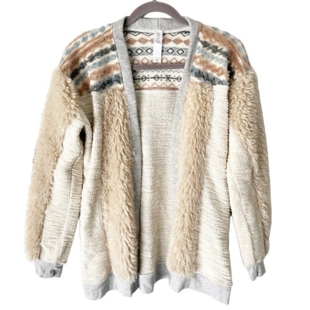 Anthropologie Amadi Chaparral Cozy Bohemian Cardigan Size XS